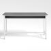 Load image into gallery viewer, Gallery kitchen island in white and dark grey solid surface