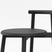 Load image into gallery viewer, Pi counter stool in black close up
