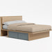 Load image into gallery viewer, Bento dark oak storage bed angle view