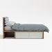 Load image into gallery viewer, Bento walnut storage bed