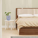 Load image into gallery viewer, Bento walnut storage bed seen through a doorway