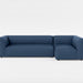 Load image into gallery viewer, Bounce blue fabric modular bumper sofa
