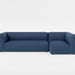 Load image into gallery viewer, Bounce blue fabric modular bumper sofa