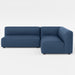 Load image into gallery viewer, Bounce blue fabric modular corner sofa