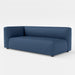 Load image into gallery viewer, Bounce blue fabric modular one arm sofa side angle
