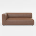 Load image into gallery viewer, Bounce dark brown vegan leather modular one arm sofa
