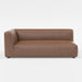 Load image into gallery viewer, Bounce dark brown vegan leather modular one arm sofa