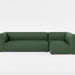 Load image into gallery viewer, Bounce green fabric modular bumper sofa