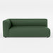 Load image into gallery viewer, Bounce green fabric modular one arm sofa
