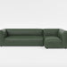 Load image into gallery viewer, Bounce green vegan leather modular bumper sofa