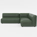 Load image into gallery viewer, Bounce green vegan leather modular corner sofa