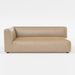 Load image into gallery viewer, Bounce light brown vegan leather modular one arm sofa
