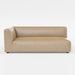 Load image into gallery viewer, Bounce light brown vegan leather modular one arm sofa