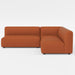 Load image into gallery viewer, Bounce orange fabric modular corner sofa
