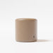 Load image into gallery viewer, Column light brown vegan leather pouf ottoman
