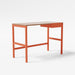 Load image into gallery viewer, Slot walnut desk angle view
