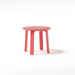 Load image into gallery viewer, Lollipop red lacquered side table