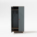 Load image into gallery viewer, Tier dark oak wardrobe with door open