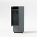Load image into gallery viewer, Tier dark oak wardrobe with drawers with door open