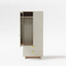 Load image into gallery viewer, Tier light oak wardrobe with drawers with door open