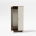 Load image into gallery viewer, Tier walnut wardrobe with door open
