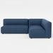 Load image into gallery viewer, Bounce blue fabric modular corner sofa
