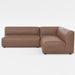 Load image into gallery viewer, Bounce dark brown vegan leather modular corner sofa
