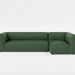 Load image into gallery viewer, Bounce green fabric modular bumper sofa
