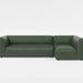 Load image into gallery viewer, Bounce green vegan leather modular bumper sofa
