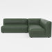 Load image into gallery viewer, Bounce green vegan leather modular corner sofa

