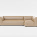 Load image into gallery viewer, Bounce light brown vegan leather modular bumper sofa
