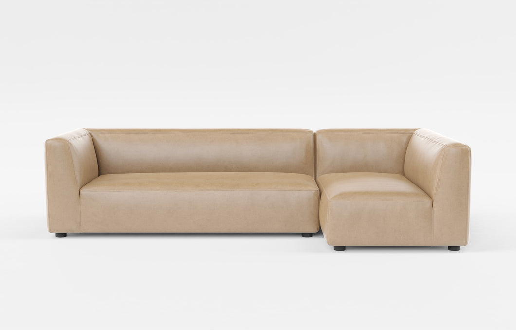 CDP: Bounce modular bumper sofa in light brown | ff&e dorm furniture manufacturers | Roomy | Chicago