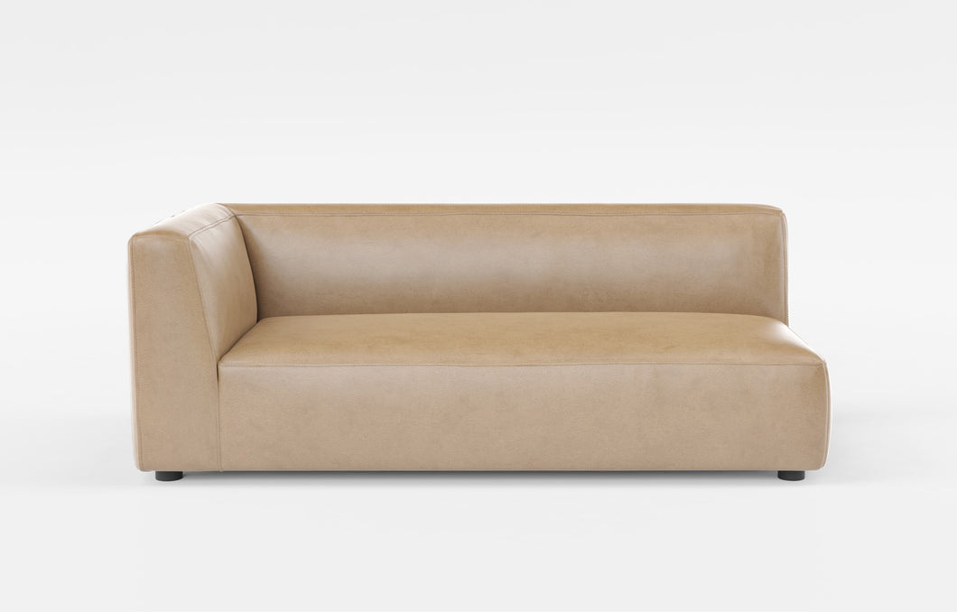 CDP: One arm || Bounce modular one arm sofa in light brown | ff&e dorm furniture manufacturers | Roomy | Chicago