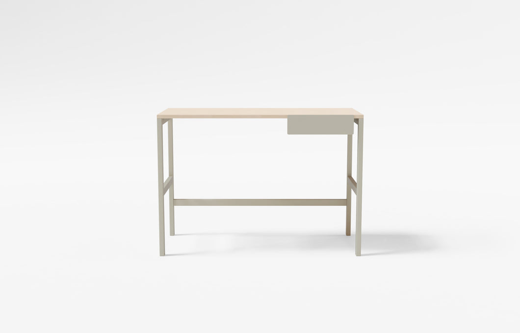 CDP: Frame desk in walnut and gray powder coat | ff&e dorm furniture manufacturers | Roomy | Chicago